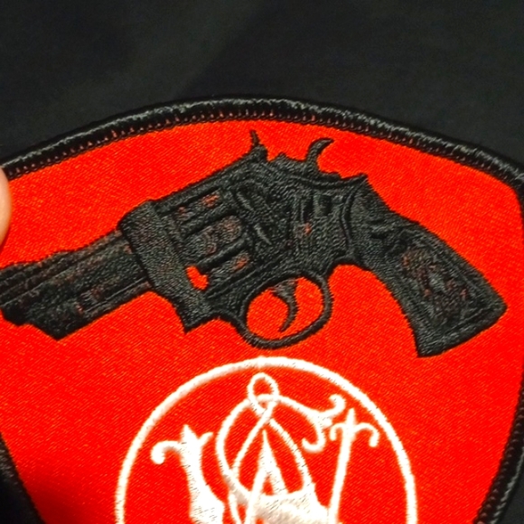 1Vintage Smith&Wesson Patch. .38 Special, Red, Black and White, 3 1/2 x 4 in. - Picture 5 of 5
